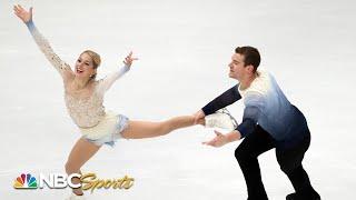 Knierim and Frazier's stellar free skate from figure skating world championships | NBC Sports