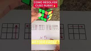 Cómo RESOLVER CUBO RUBIK(método fácil) #shorts