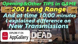 The Walking Dead Survivors - All Tips on new Transmissions-Opened 200 Long Range&Other Tricks InGame