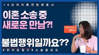 [소송 중 외도]이혼 소송 중 외도 불법행위일까요? 위자료 청구 가능 할까요?