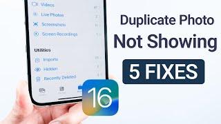 How to Fix Duplicate Album/Photo Not Showing Up in iOS 16?