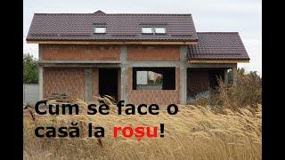 Cum se face o casă la roșu în regie proprie! #casa #construction