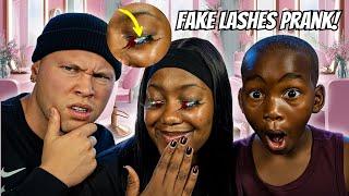 PRANKED My Family With the WORST LASHES EVER 