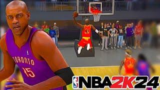 JUMPING OUT THE GYM with This VINCE CARTER Build in NBA 2K24! BEST SLASHER BUILD!