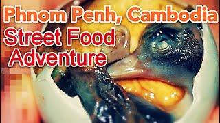 Part 1 | What to do in Phnom Penh, Cambodia : STREET FOODS (with English Subtitle)