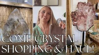 COME CRYSTAL SHOPPING WITH ME & CRYSTAL HAUL 