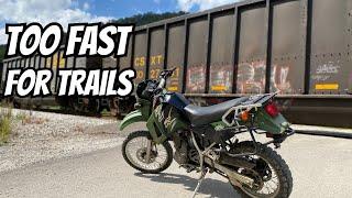 THIS BIKE IS FAST! | KLR650 First Ride