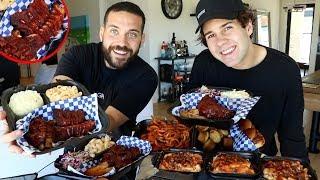 MEMPHIS STYLE BBQ MUKBANG with DAVID DOBRIK AND UGH IT'S JOE