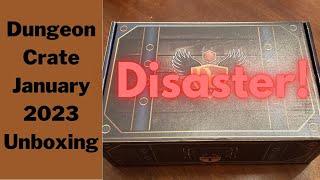 Dungeon Crate January 2023 Unboxing Disaster!