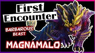 MAGNAMALO First Encounter - Monster Hunter Rise New Demo Gameplay (Hunting Horn)