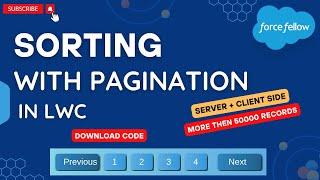 Sorting with Pagination in LWC