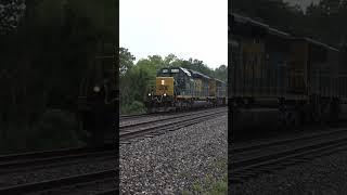 EMD's in the rain #chadmalinovsky #trains #csx