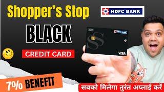 HDFC Shopper Stop Black Credit Card Review | Benefits & Features