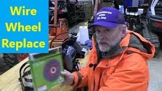 Install Wire Wheel on a Bench Grinder w Dr  Joe