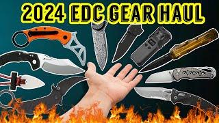 EPIC EDC Gear Haul 2024 | Latest Knives, Survival Tools & Tactical Must-Haves for Everyday Carry!