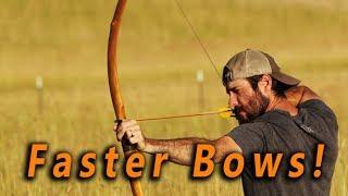 How to build a faster Self bow - design and reflex, recurve, DIY bow making