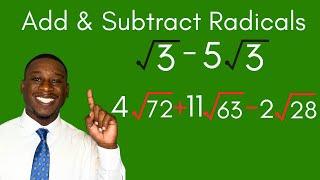 Adding Radical Expressions; quick guide & review