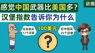 美国军费比中国多，可为啥会有中国装备比美国还多的错觉，汉堡平价指数告诉你为什么