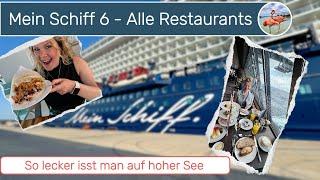 Schlemmen auf hoher See - Essen TUI Cruises - Mein Schiff 6 #cruiseship #tuicruises