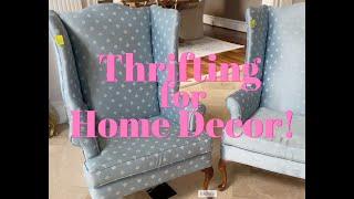 Thrift with Me for Home Decor, Check out My Haul and See How I Style My New Finds