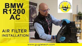 BMW R 1200 AC Air filter installation Guglatech ULTRA4