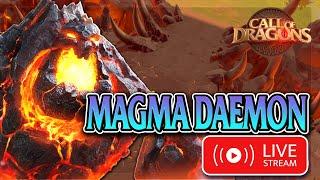 Magma Daemon 2nd Attempts Live Stream - Call of Dragons - Immo Gaming