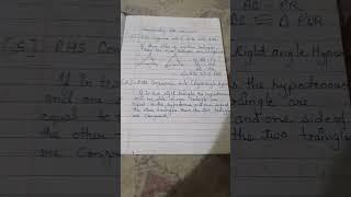 Class ix maths files congruent triangle. # shorts # viral