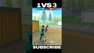1vs4 Destroyed in Seconds  UMP GOD  #shorts #shortsfeed #freefire