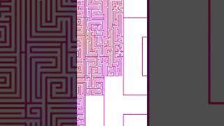 Flowing Mazes #maze #drawing #consistency #illustrator
