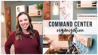 How to Eliminate Clutter with a BUDGET FRIENDLY COMMAND CENTER