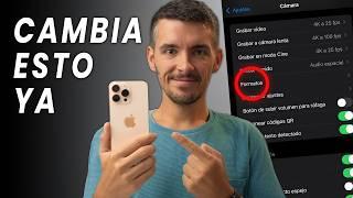 Ajustes CORRECTOS de Cámara para iPhone 16 Pro/Max!