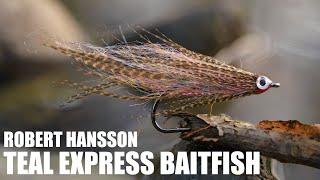 Teal express baitfish - sea trout fly