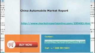 MRO: China Automobile Industry Analysis