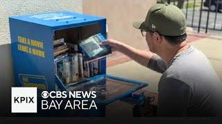 North Bay store owners resurrect spirit of Blockbuster with sidewalk movie library