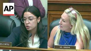 WATCH: Marjorie Taylor Greene, AOC, Jasmine Crockett clash at House hearing