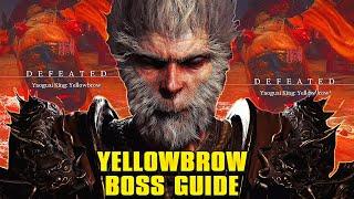 Black Myth Wukong - YELLOWBROW BOSS FIGHT GUIDE!”YAOGUAI KING”EASY KILL TUTORIAL!