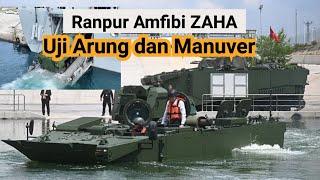 Ranpur Amfibi ZAHA Uji Arung dan Uji Manuver Darat