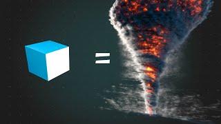 How to Create a 3D Fire Tornado! (Blender Tutorial)