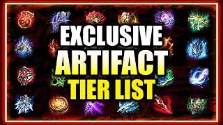 TIER LIST All 58 Exclusive Artifacts w/ CHAPTERS - Full Stream & Full Ratings ⁂ Watcher of Realms