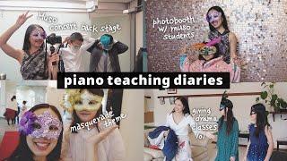 Piano Teaching Diaries | muso concert 2 dress rehearsals, kids photo booth & BTS | May 2022