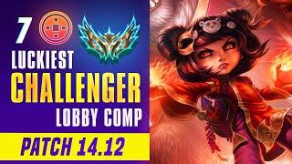 Fortunate Comeback in Challenger Lobby | Maxed Lee Sin & 7 Fortune Synergy | TFT Set 11 || 14.12