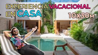 Casa INMERSA en la CIUDAD diseñada PARA sentirte de VACACIONES SIEMPRE!!!