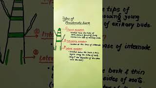 Types of Meristematic tissue #meristematic #tissue #science #apical #meristem #intercalary #lateral