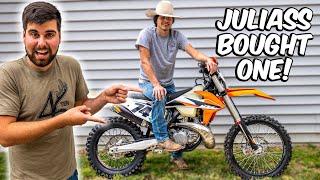 HE FINALLY BOUGHT A DIRT BIKE!