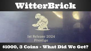 WitterBrick Prestige Open Box - $1000, 3 CACG Coins - What Did We Get?