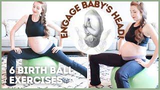 Birthing Ball Exercises to NATURALLY INDUCE LABOR!