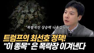 트럼프의 4조달러 투자! 나스닥 무너져도 계속 오를 이 종목!!