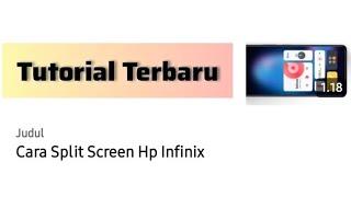 Cara Split Screen Hp Infinix NOTE 50 Pro