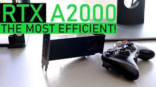 This tiny RTX A2000 packs a punch and defines the word "Efficient"!