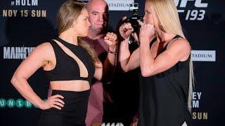 UFC 193: Ronda Rousey vs. Holly Holm Staredown